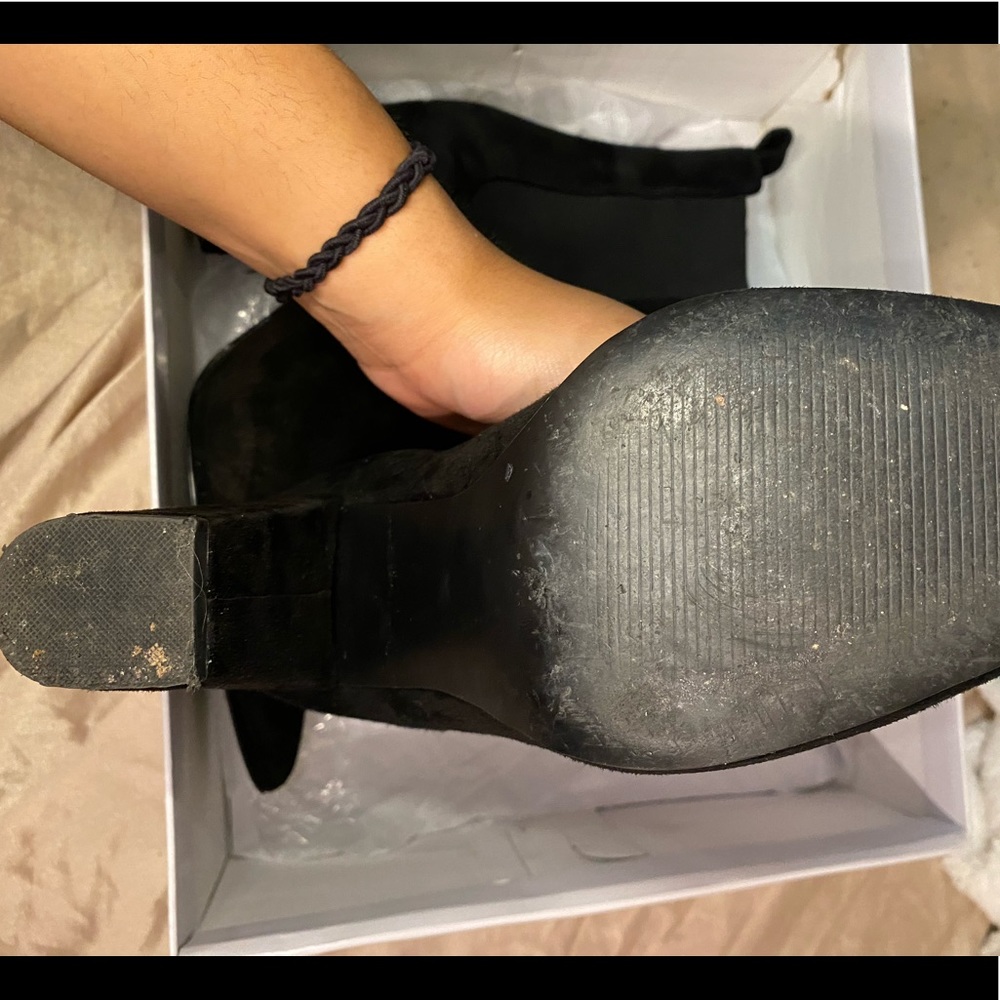 Steve Madden Black Subtle Suede Bootie - image 2